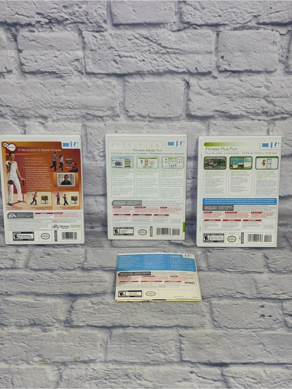 Lot Of 4 Nintendo Wii Games Wii Fit Wii Fit Plus Wii Sports Personal Trainer